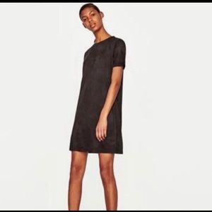 Zara suede mini dress